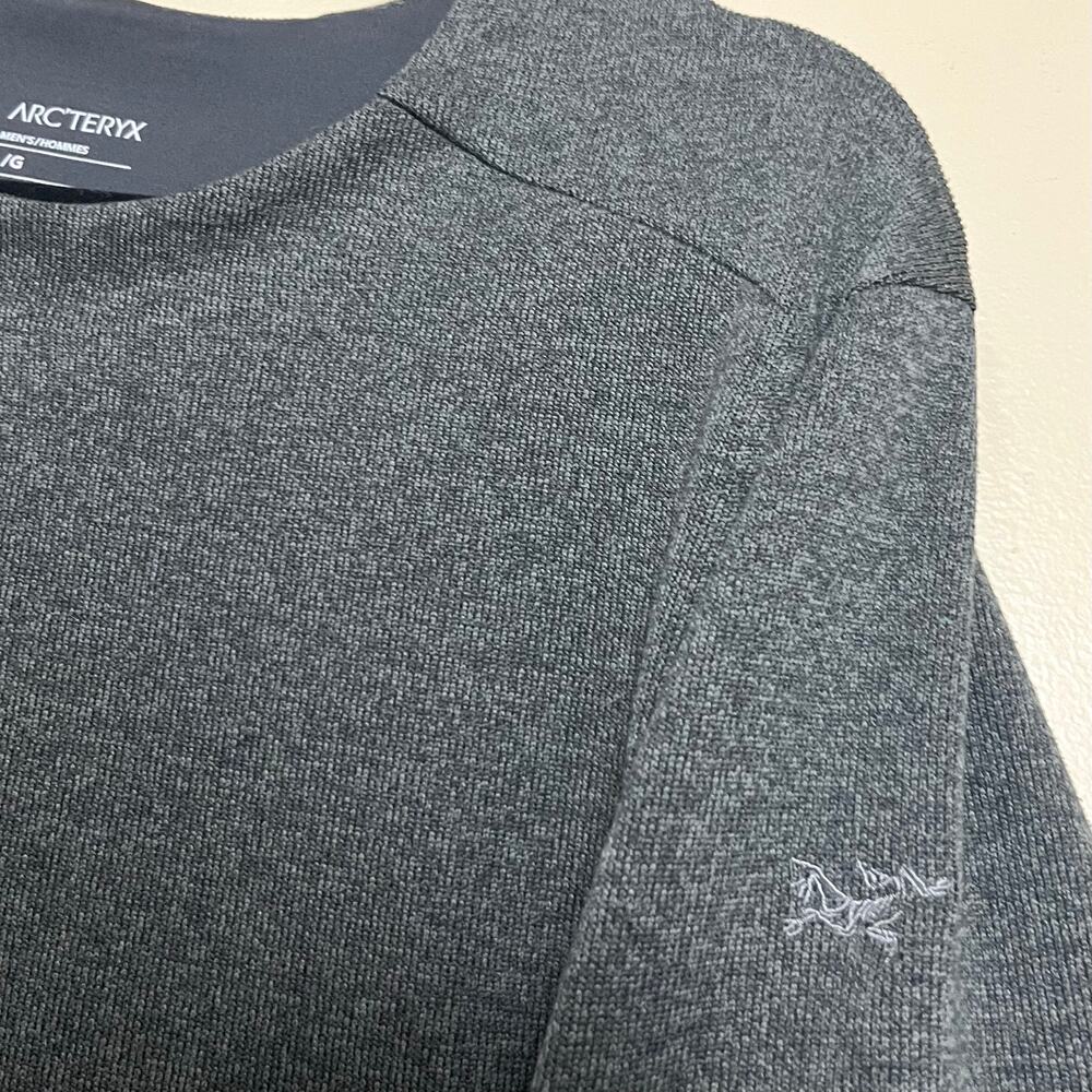 Arc’teryx Covert Lt Pullover Mens Large Thermal Gray Green Outdoor Hiking - Picture 3 of 7